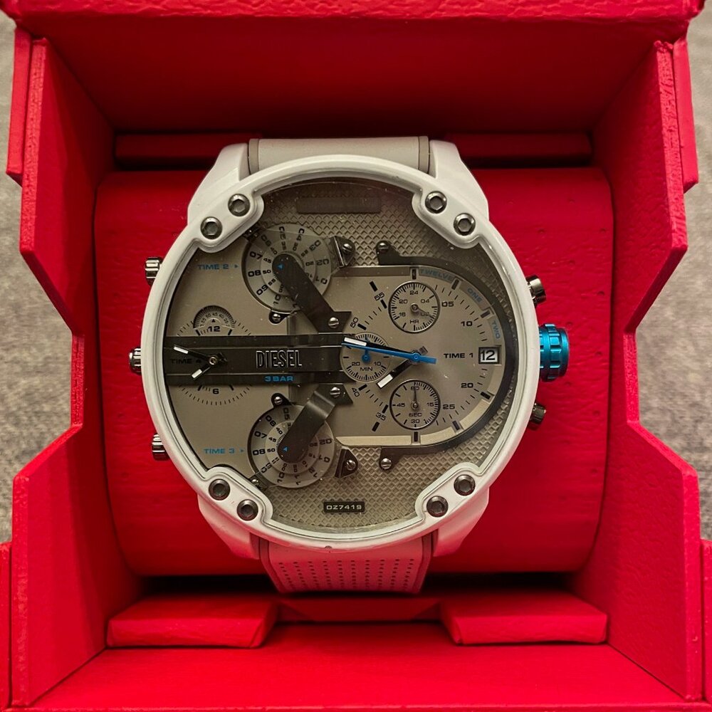 Diesel Mr Daddy 2.0 Men's Watch White - New‎